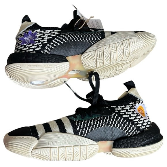 Adidas Trae Young 2 Flowers Mens 7 Womens 8 New With Tags Basketball Shoes - Picture 3 of 8